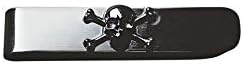 Phix Silver Skull Tie Clip