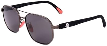 Amazon.com: Moncler Pentagra Sunglasses ML0248 02A Matte Black