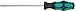 Wera 05340330001 Kraftform Plus 334 Slotted Screwdriver, Lasertip, 6mm Head, 6