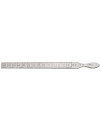Starrett 270 7 16 inch por 6   1 4 inch Taper Medidor de pulgada y millimeter graduación