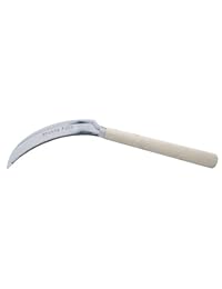 Zenport K208 cosecha de hoz con mango de madera, luz, dentado frontal,, 6.5-inch Hoja de acero inoxidable