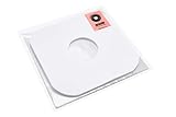 Vinyl Record Sleeves Bundle by Big Fudge - 50x Record Outer Sleeves Plus 50x Record Inner Sleeves - Crystal Clear Album Sleeves and Rounded Acid Free LP Sleeves for 12" Records