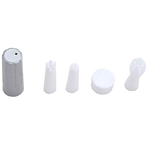 Nuvantee Cream Whipper Replacement Parts Kit - with 3 Decorating Nozzles & Aluminum Charger Holder - Compatible with Most Whipped Cream Dispensers