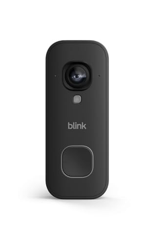Blink Videotürklingel 2K+ (festverdrahtet, neueste Gen.) | Kopf-bis-Fuß-Aufnahme in 2K | Konstante Stromversorgung | Optimiertes Audio | IP65 | Inkl.