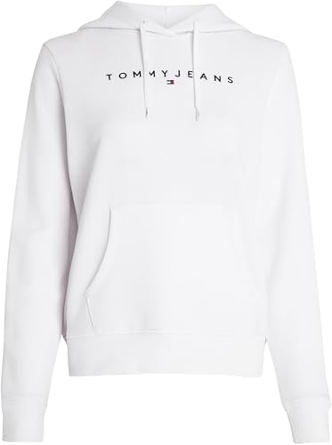 Donna Felpa Regular Fit con Cappuccio, Bianco (White), XXS