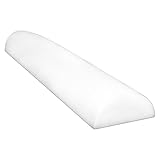 CanDo Slim White PE Foam Rollers for