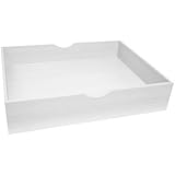 under cot drawer white