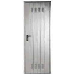 Puerta para sótano bodega galvanizada, puerta de chapa reversible con