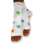 Pedi Sox Multi Color Polka Dot 1 pair