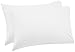 Amazon Brand - Pinzon 500-Thread-Count Pima Cotton Sateen Pillow Cases - Set of 2, King, White