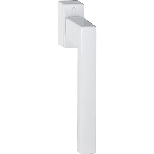 HOPPE 10790093 Bianco Toulon Secustik Parallel Slide/Tilt Maniglia, Alluminio, Bianco
