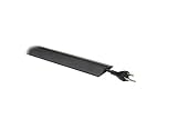 Legrand - Wiremold CDBK-15 Corduct Overfloor Cord Protector- Rubber Duct Floor Cord Cover, Black, 15 Feet (180 Inches)