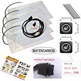 Universal 3 gear 4 color heating square switch Car Heating Pad Heated Seat Cushion Cover 2 Seats 12V Auto parts