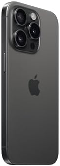 Apple iPhone (Renewed Premium) 15 Pro, 256GB, Black Titanium - Unlocked