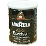Lavazza Caffe Espresso Ground Coffee Blend, Medium Roast, 8 oz