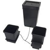 AutoPot 2 Pot System (3.9 Gallon Plastic Pots) (*Includes AIRBASES &amp; AIRDOMES) Self-Watering, Gravity-Fed Hydroponic System (2Pot - 3.9 Gallon - 12.4 Gallon Tank)