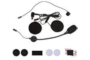 FODSPORTS M1S Pro Motorcycles Bluetooth Intercom Headset Communication System Accessories Kit (Hard Microphone and Soft Microphone)