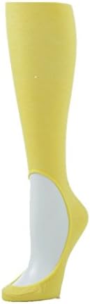 Keysocks Yellow Light No Show Knee High Socks