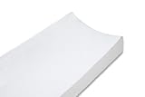 White Changing Pad Cover in 100% Cotton Knit by Especially For Baby