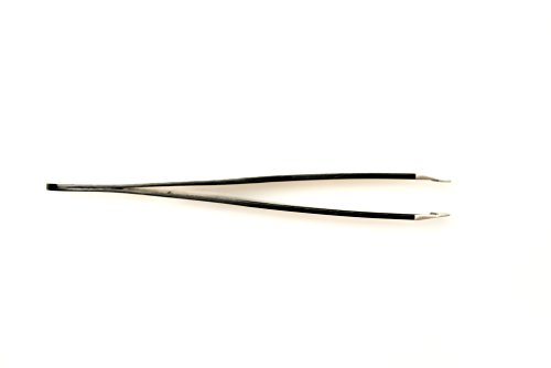 Precision Slant Tweezers - slanted stainless steel tweezers black - Thumbnail 5