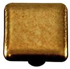 Metallic Square Knob Post Finish: Black