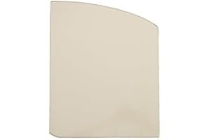 TOTAL HEARTH Quadra-Fire - 7100, 7100FP Double Door Glass - Wood Stove Glass Replacement w/Tape Wood Stove Gasket, Ceramic Glass for Wood Stove, Pyroceram/Robax, Wood Burning Stove - 12 1/8" x 15 1/8" (1 Glass)