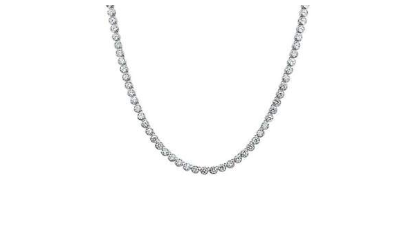 Round Bezel Set Cubic Zirconia 925 