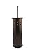 Francois et Mimi Vented Stainless Steel Toilet Brush and Holder, Bronze