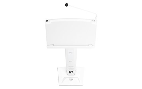 Denon Professional Lectern Active White | Lectern with Active Speaker Array