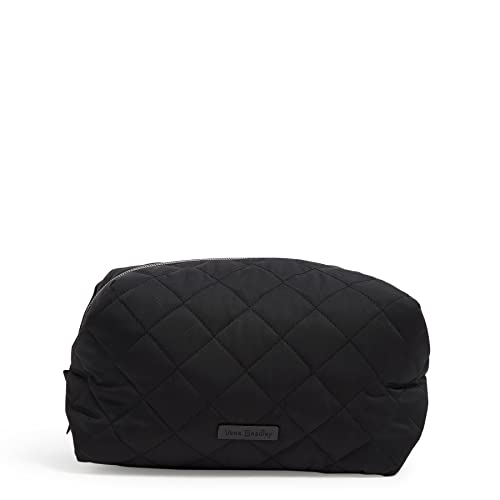 Vera Bradley Women's Performance Twill Large Cosmetic Makeup Organizer Bag, Bla…