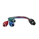 7-Pin to HDTV / 3 RCA RGB (Red, Blue, & Green) Component TV HDTV - Video Adapter Cable
