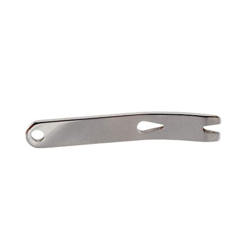 Swatom Stainless Steel Mini Pry Bar EDC Crowbar Multifunctional Pocket Tool Accessories(with Carabiner) - Thumbnail 6