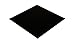 AbleDIY Black Cast Acrylic Sheet 15.850 x 15.850 Inches 0.118 Thick Opaque Non-Transparent