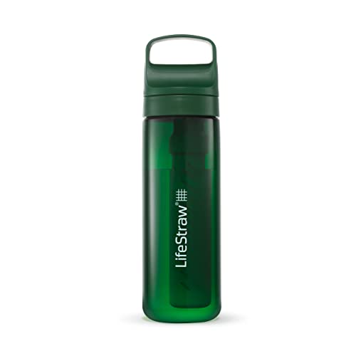 LifeStraw Go Serie - BPA-freie Trinkflasche mit Wasserfilter 650ml für Reisen und den täglichen Gebrauch - entfernt Bakterien, Parasiten, Mikroplastik