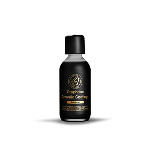 Adam's Advanced Graphene Ceramic Coating (60ml) - 10H Graphene Coating for Car Detailing Professionals | 9+ Years of Protection & Patented UV Glow Tec