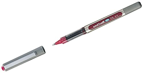 Uni-ball UB-157 - Eye Fine Rollerball Pen WINE DARK RED Liquid Ink Colour x 1 Single Pen