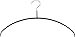 Mawa by Reston Lloyd, Euro Ultra-Thin Series, Non-Slip Space Saving Clothes Hanger, Style 40/PT for T-Shirts, Blouse, & Sun Dresses, Set of 20, Black