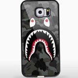 Bape Shark Black Army Pattern for Iphone and Samsung Galaxy Case (Samsung Galaxy S7 black) CCCM1125
