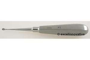 SURGICALEXCEL Molt Curette #2, Straight