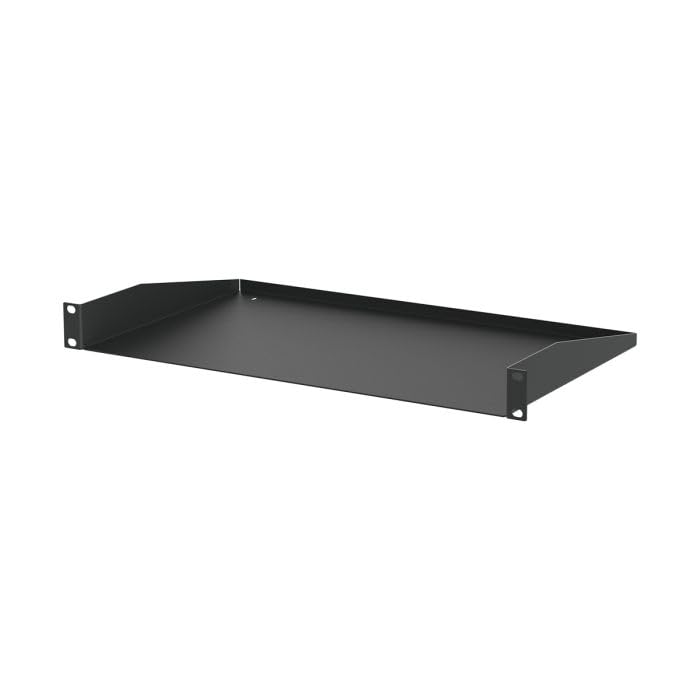 PENN ELCOM 1U Black Rack Shelf R1194/1UK - 270.5mm Deep — image 1