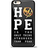 Hunger Games Hope Quote Design Gno for Samsung Galaxy and Iphone Case (iPhone 6/6S black)