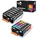 MIROO 5 Color 564xl 564 XL Ink Cartridge High Yield (4 Black 2 Photo Black 2 Cyan 2 Magenta 2 Yellow),Work on HP Photosmart 5520 6520 6510 7510 7520 7515 C6380 C310a B8550 Officejet 4620 Deskjet 3520