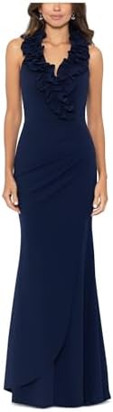 xscape deep v neck skater dress Red V-Neck Long Sleeve Skater Dress AX Paris