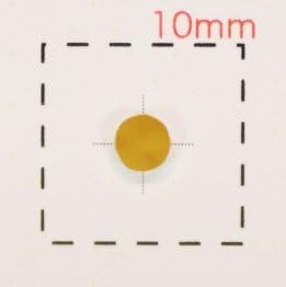 Amazon ドット 水玉デザイン メタリックネイルシール ゴールド３ミリ 1シート２５枚入 Mmilly シール ステッカー 通販