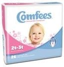 Comfees® Disposable Pull On Girls Training Pants Stretchable 2T to 3T, Up to 34 lb CS/156