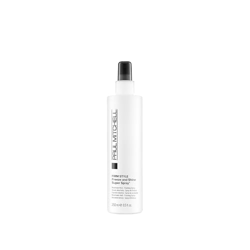 Paul Mitchell Freeze and Shine Super Spray - professionelles Haar-Spray für maximalen Halt, Finishing-Spray fixiert jedes Styling, 250 ml (1er Pack)