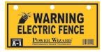 Power Wizard Electric Fence Warning Sign