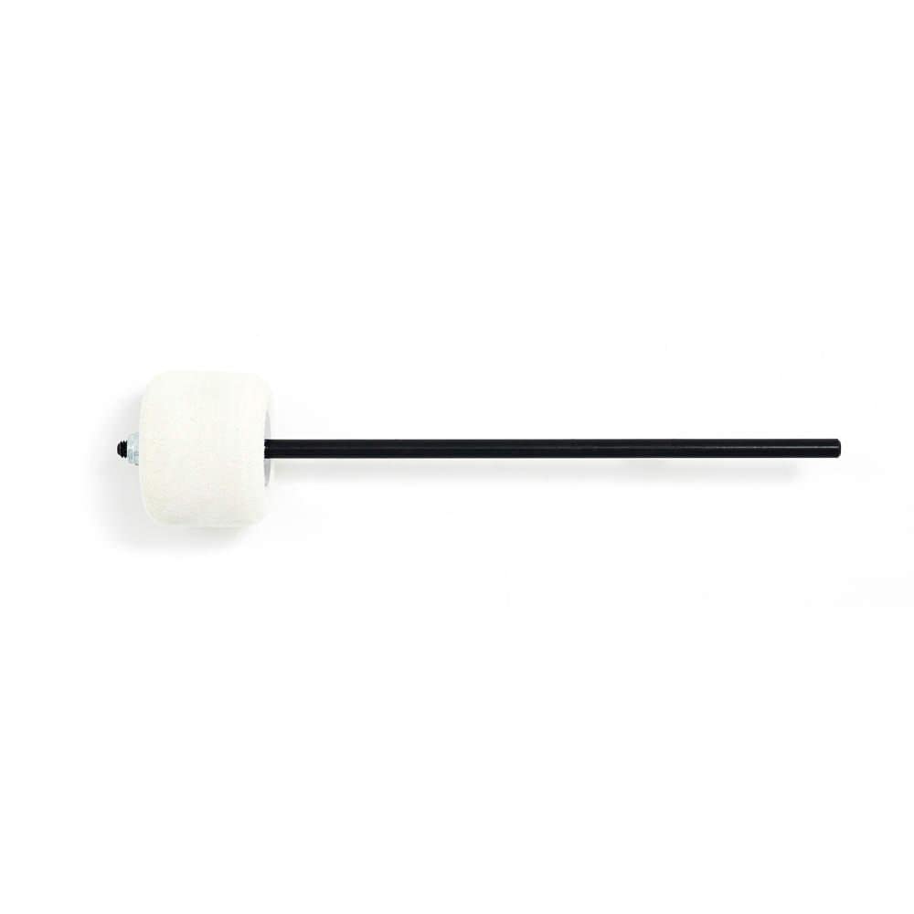 Gibraltar Pedal Accessories - Beater - Felt Beater - White - Black Shaft - Longer Version SC-3259