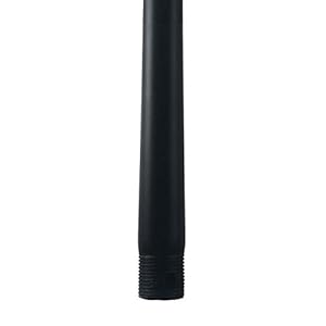 18in Ceiling Fan Extension Downrod in Matte Black