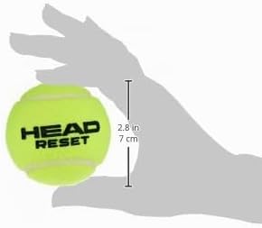4B Reset (4 Balles) Balle de Tennis, Jaune, One Size